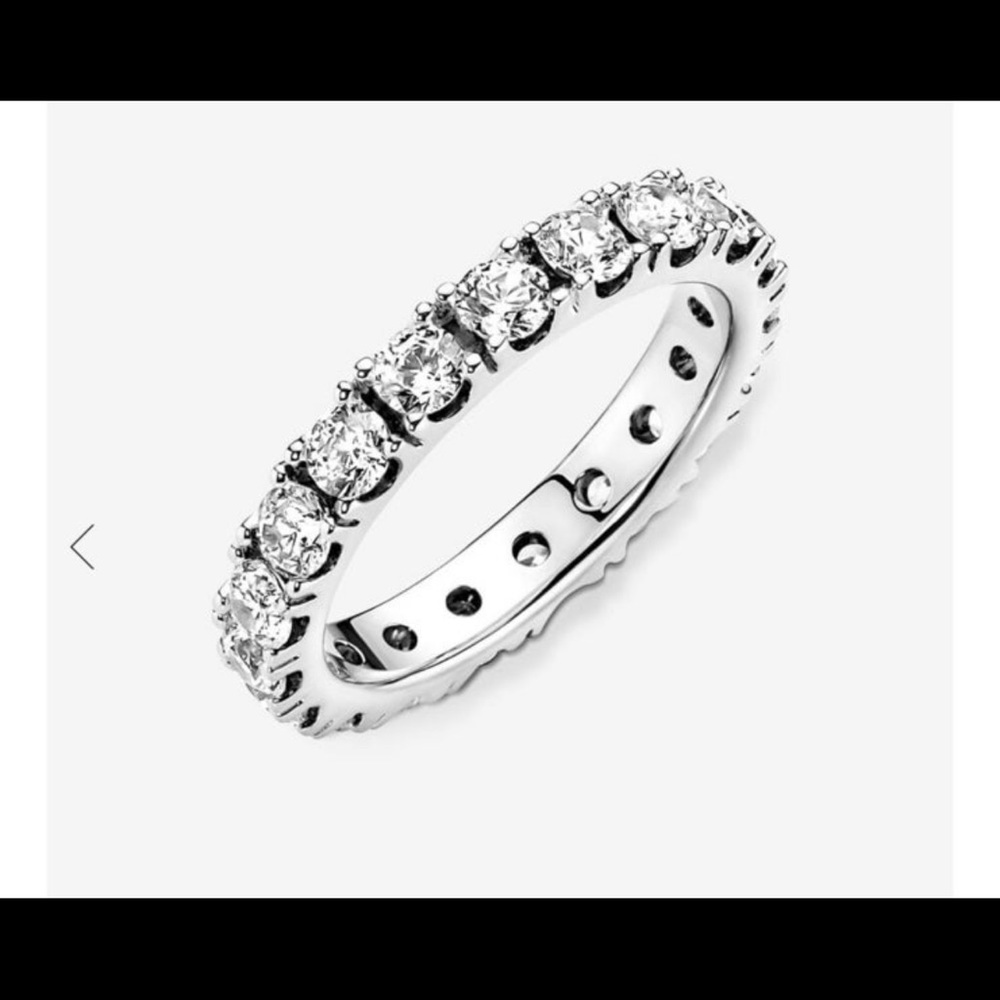 Sparkling Row Eternity Ring from Pandora size 8